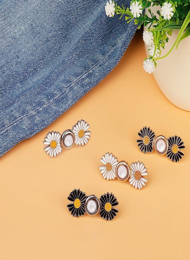 كون دبابيس أزرار جينز قابلة للتعديل والفصل من Kawn®، 4 قطع | أزرار خصر فورية بدون خياطة للسراويل والتنانير الفضفاضة - Image 2